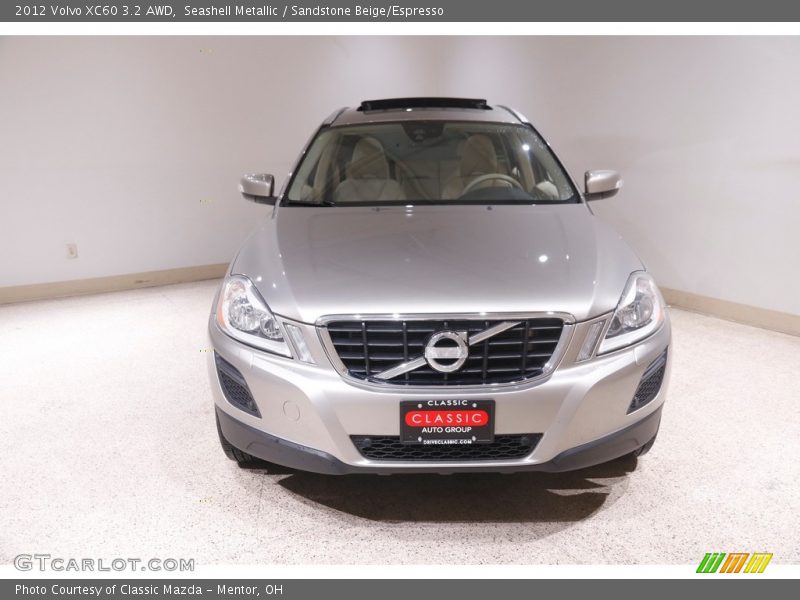 Seashell Metallic / Sandstone Beige/Espresso 2012 Volvo XC60 3.2 AWD