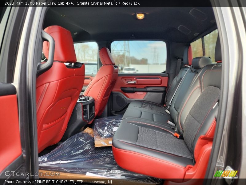 Rear Seat of 2023 1500 Rebel Crew Cab 4x4