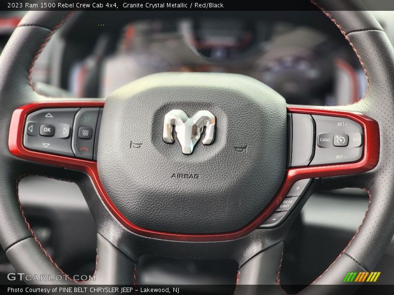  2023 1500 Rebel Crew Cab 4x4 Steering Wheel