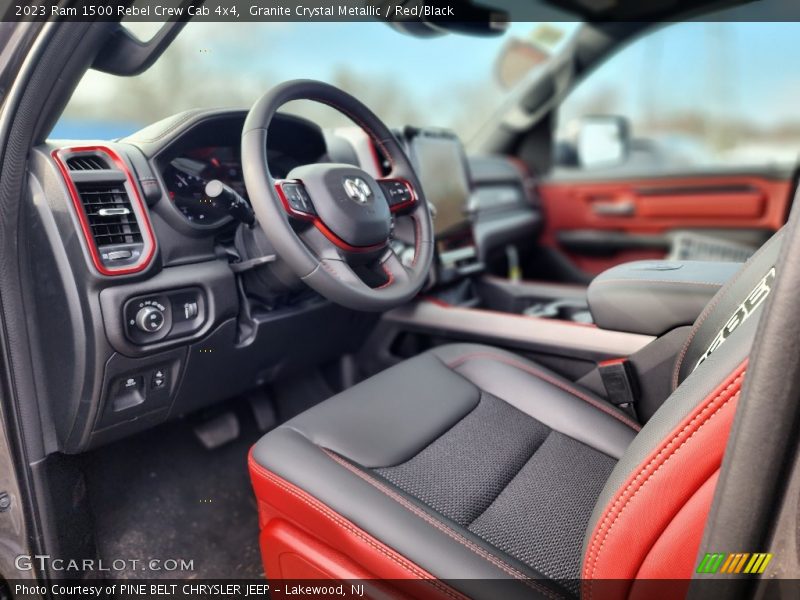 Front Seat of 2023 1500 Rebel Crew Cab 4x4
