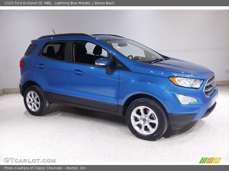 Lightning Blue Metallic / Ebony Black 2020 Ford EcoSport SE 4WD