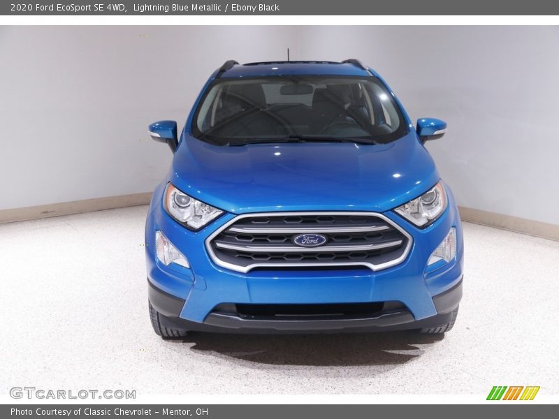 Lightning Blue Metallic / Ebony Black 2020 Ford EcoSport SE 4WD