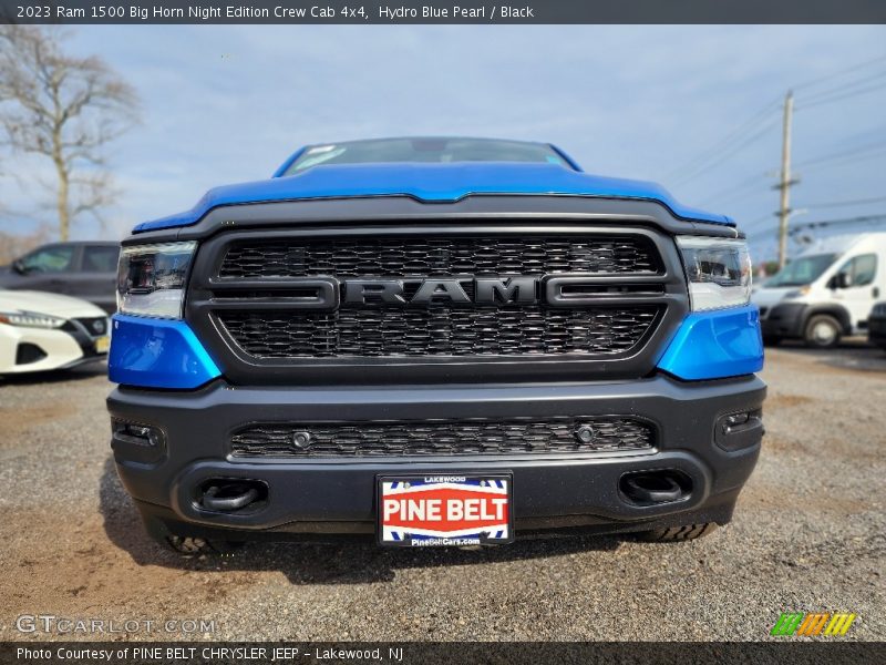 Hydro Blue Pearl / Black 2023 Ram 1500 Big Horn Night Edition Crew Cab 4x4