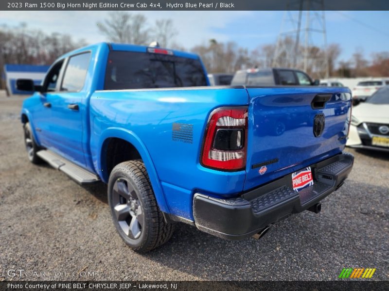 Hydro Blue Pearl / Black 2023 Ram 1500 Big Horn Night Edition Crew Cab 4x4