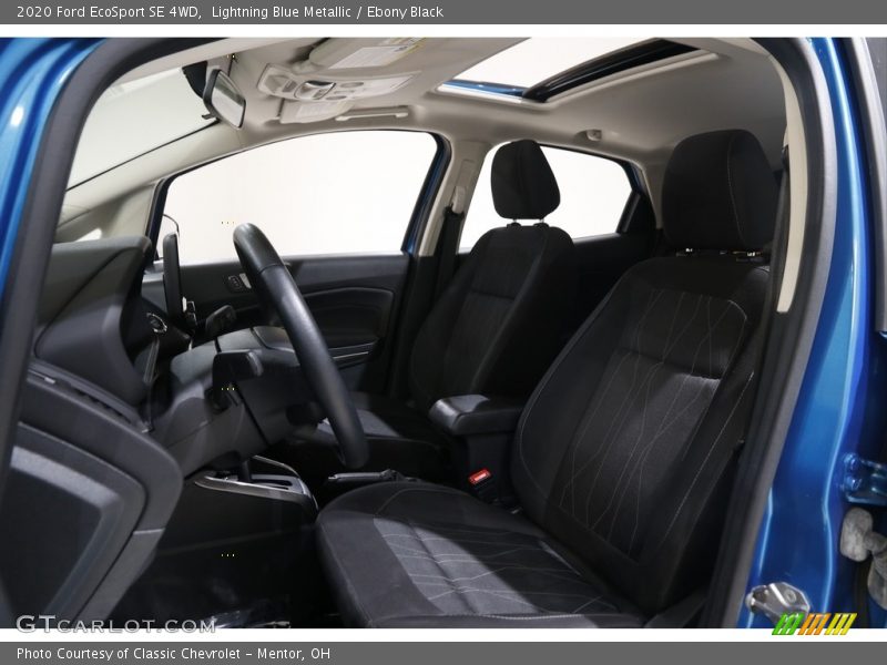 Lightning Blue Metallic / Ebony Black 2020 Ford EcoSport SE 4WD