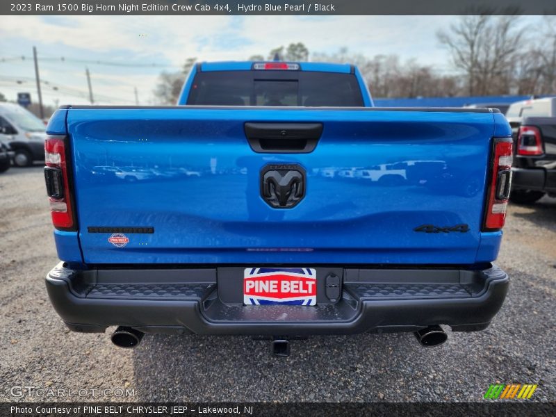 Hydro Blue Pearl / Black 2023 Ram 1500 Big Horn Night Edition Crew Cab 4x4