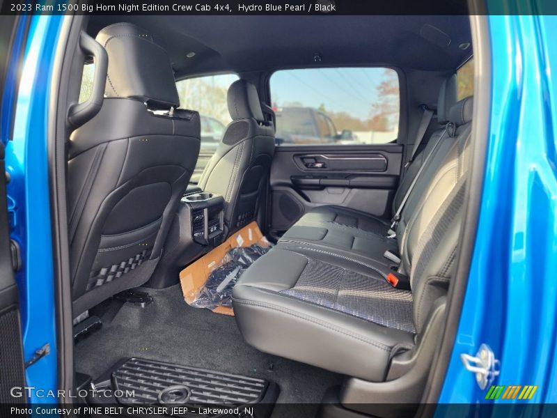 Rear Seat of 2023 1500 Big Horn Night Edition Crew Cab 4x4