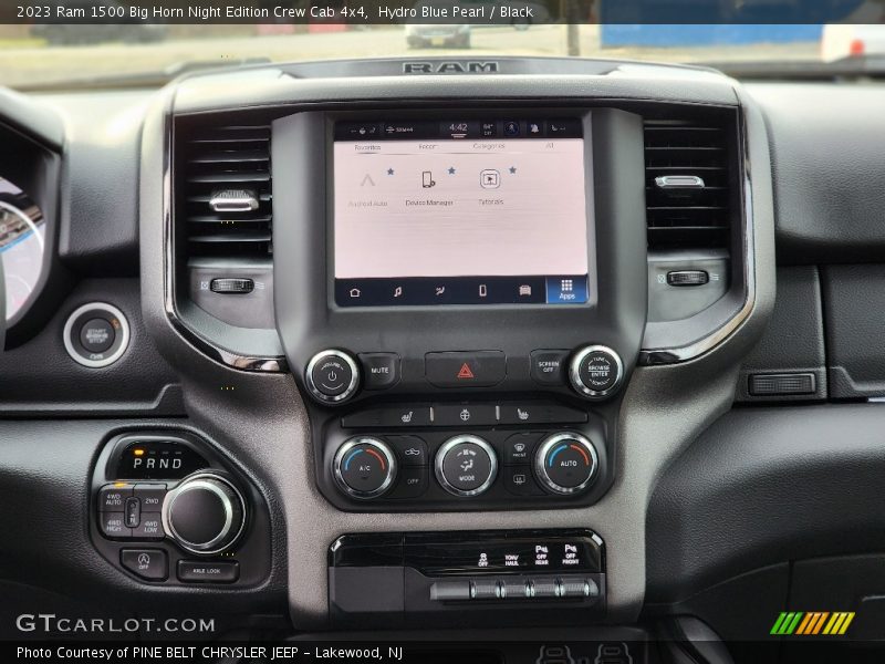Controls of 2023 1500 Big Horn Night Edition Crew Cab 4x4