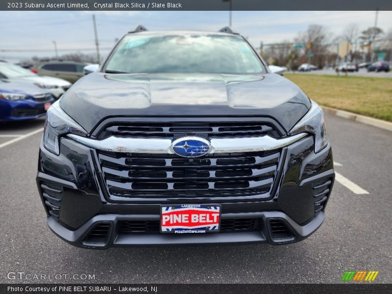 Crystal Black Silica / Slate Black 2023 Subaru Ascent Limited