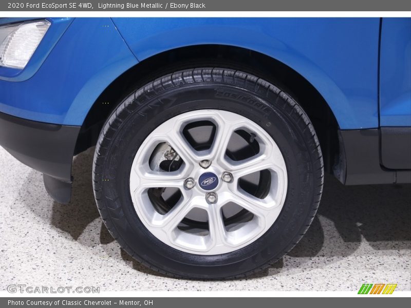 Lightning Blue Metallic / Ebony Black 2020 Ford EcoSport SE 4WD
