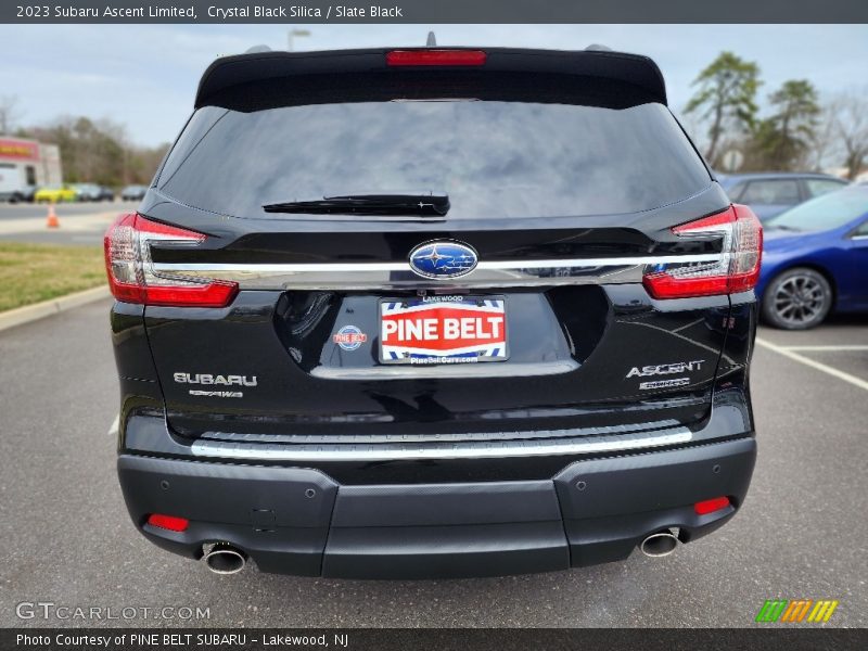 Crystal Black Silica / Slate Black 2023 Subaru Ascent Limited