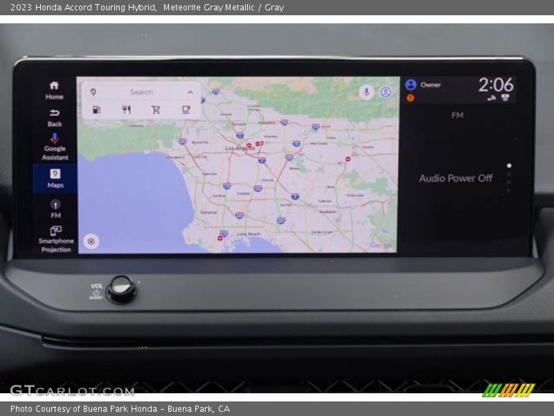 Navigation of 2023 Accord Touring Hybrid