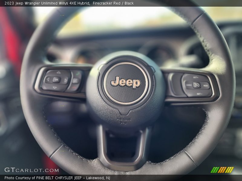 Firecracker Red / Black 2023 Jeep Wrangler Unlimited Willys 4XE Hybrid