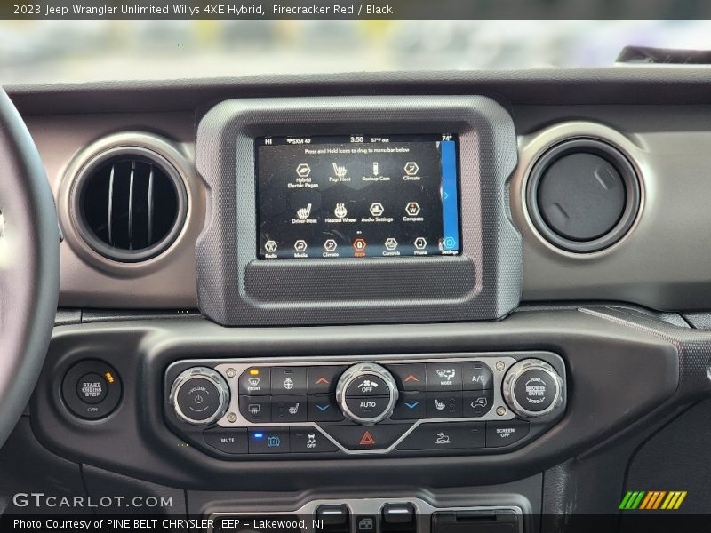 Firecracker Red / Black 2023 Jeep Wrangler Unlimited Willys 4XE Hybrid