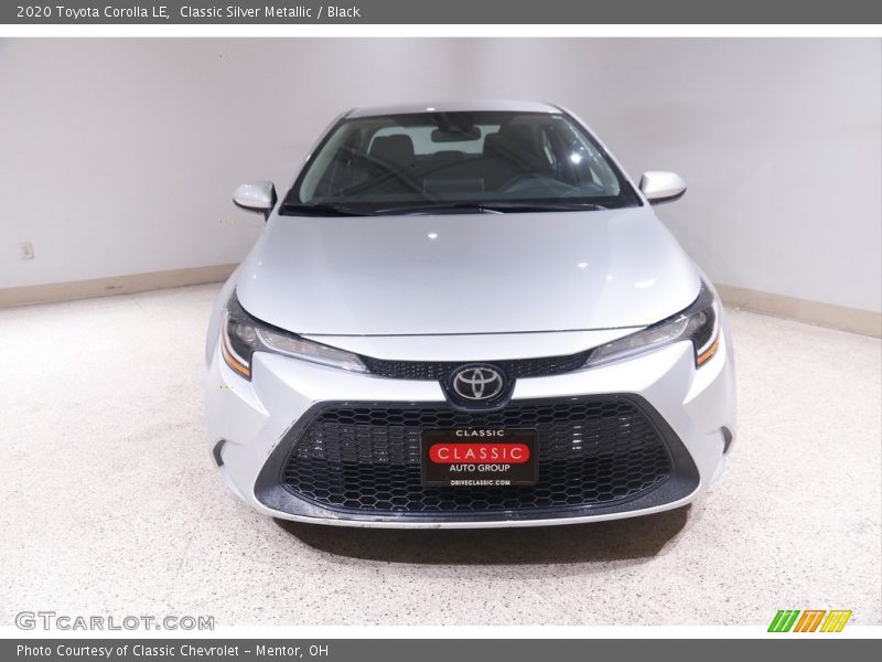 Classic Silver Metallic / Black 2020 Toyota Corolla LE