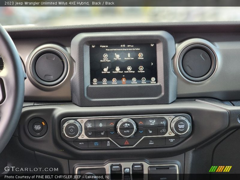 Black / Black 2023 Jeep Wrangler Unlimited Willys 4XE Hybrid