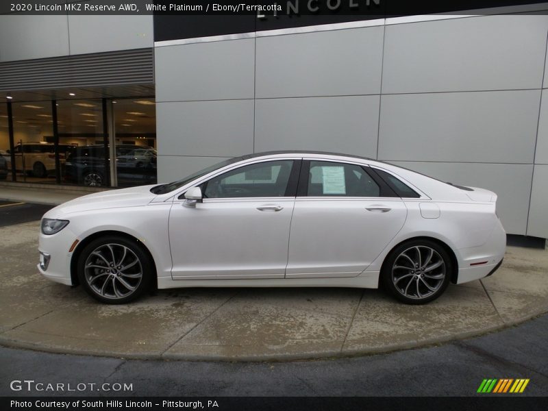  2020 MKZ Reserve AWD White Platinum