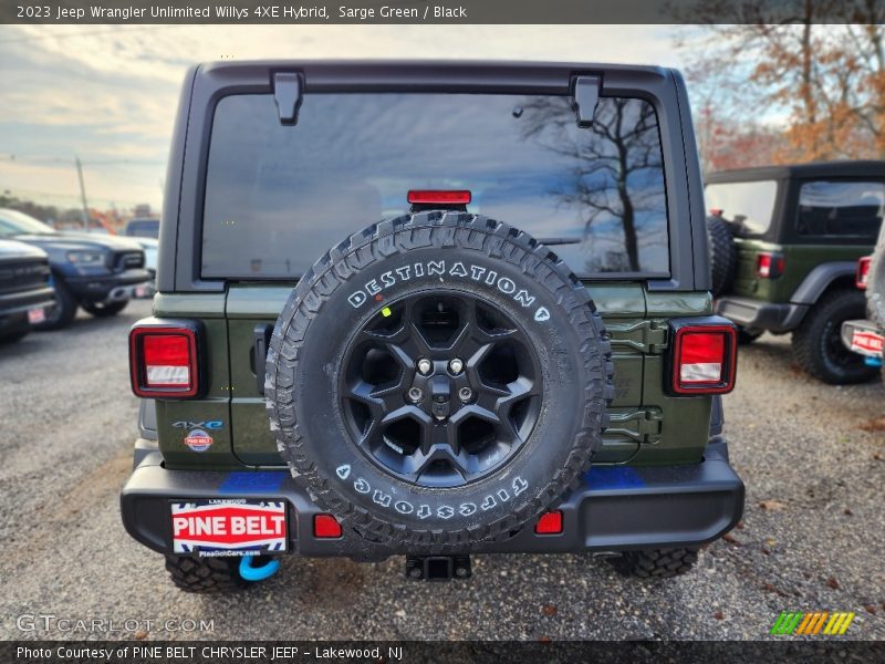 Sarge Green / Black 2023 Jeep Wrangler Unlimited Willys 4XE Hybrid