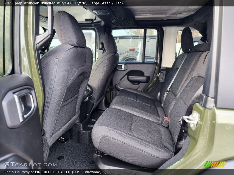 Rear Seat of 2023 Wrangler Unlimited Willys 4XE Hybrid