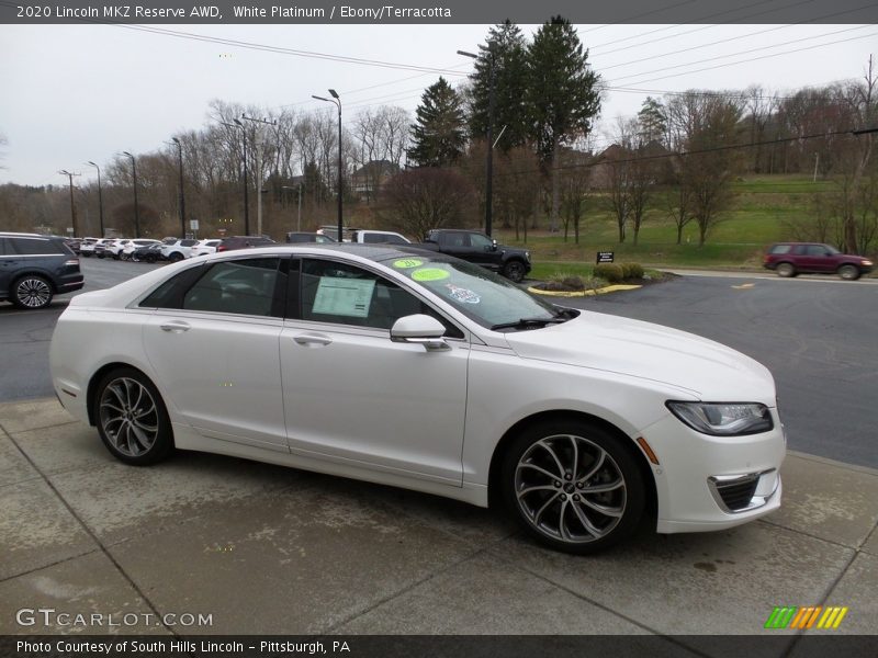  2020 MKZ Reserve AWD White Platinum