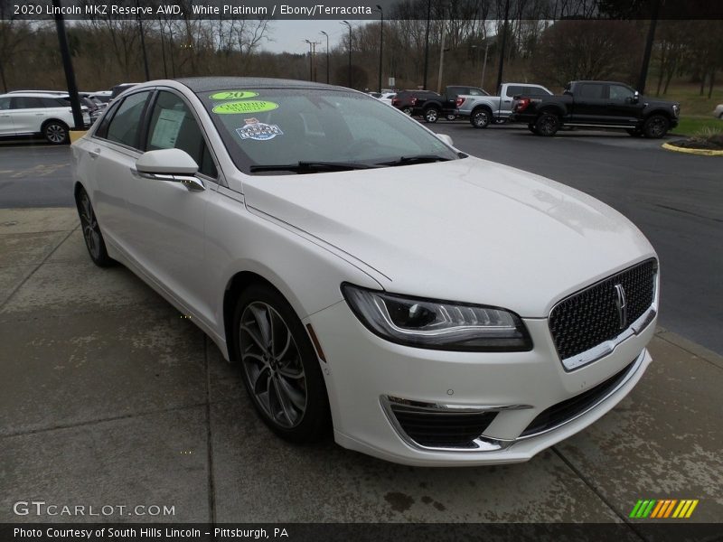 Front 3/4 View of 2020 MKZ Reserve AWD