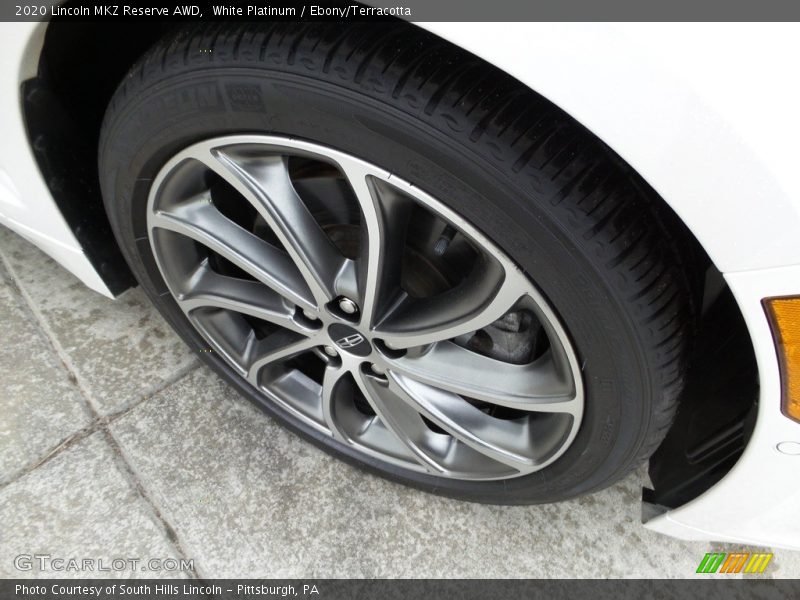 White Platinum / Ebony/Terracotta 2020 Lincoln MKZ Reserve AWD