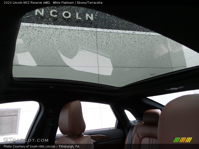 Sunroof of 2020 MKZ Reserve AWD