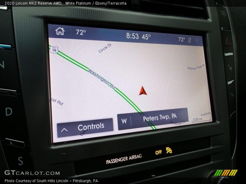 Navigation of 2020 MKZ Reserve AWD