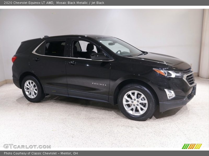 Mosaic Black Metallic / Jet Black 2020 Chevrolet Equinox LT AWD