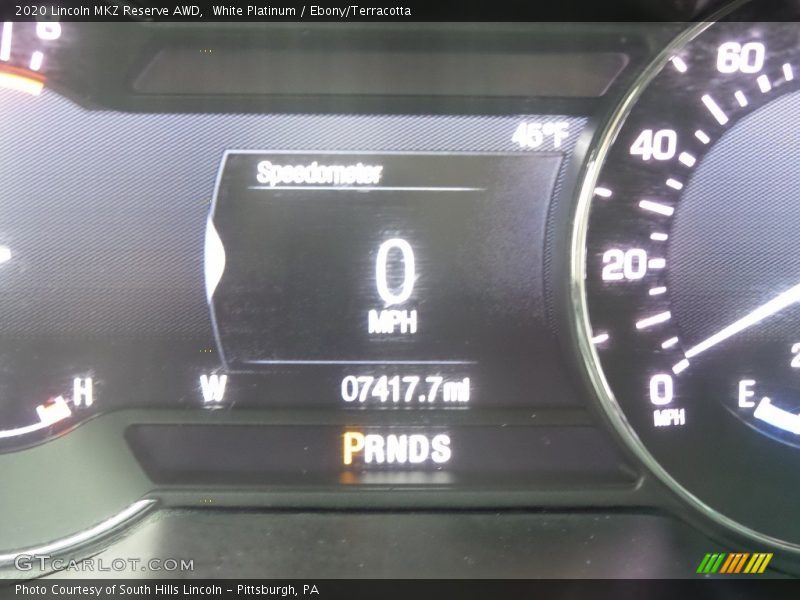 White Platinum / Ebony/Terracotta 2020 Lincoln MKZ Reserve AWD