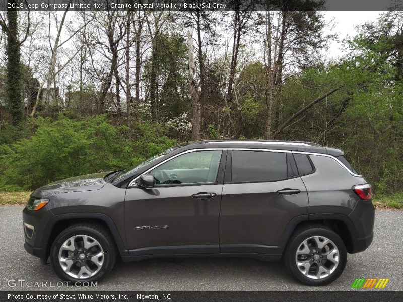 Granite Crystal Metallic / Black/Ski Gray 2018 Jeep Compass Limited 4x4