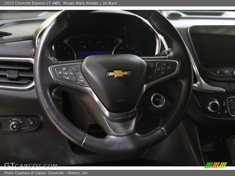 Mosaic Black Metallic / Jet Black 2020 Chevrolet Equinox LT AWD