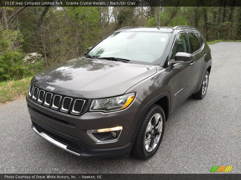 Granite Crystal Metallic / Black/Ski Gray 2018 Jeep Compass Limited 4x4