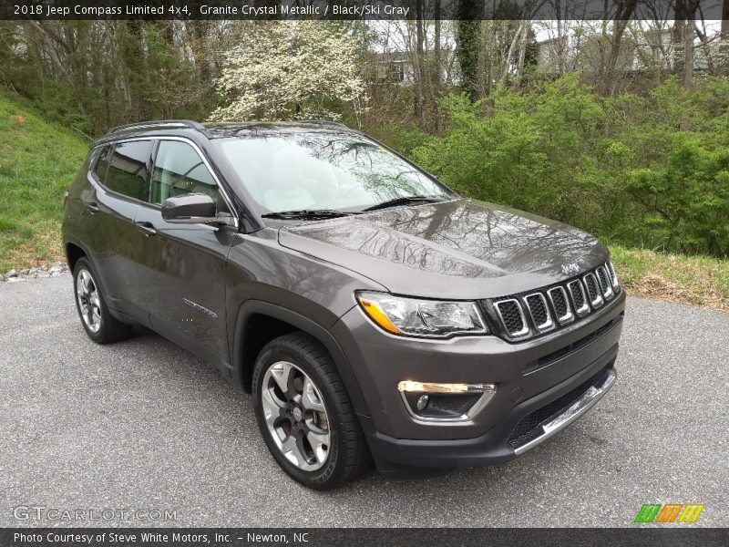 Granite Crystal Metallic / Black/Ski Gray 2018 Jeep Compass Limited 4x4