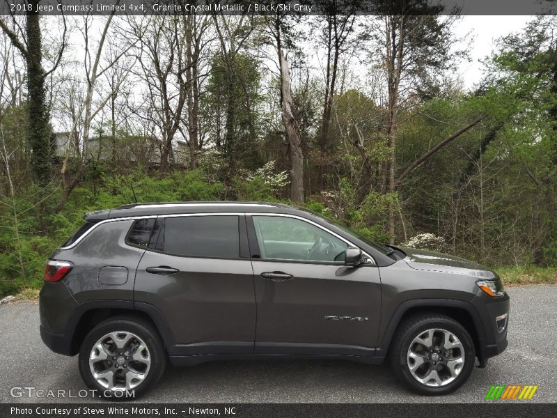 Granite Crystal Metallic / Black/Ski Gray 2018 Jeep Compass Limited 4x4