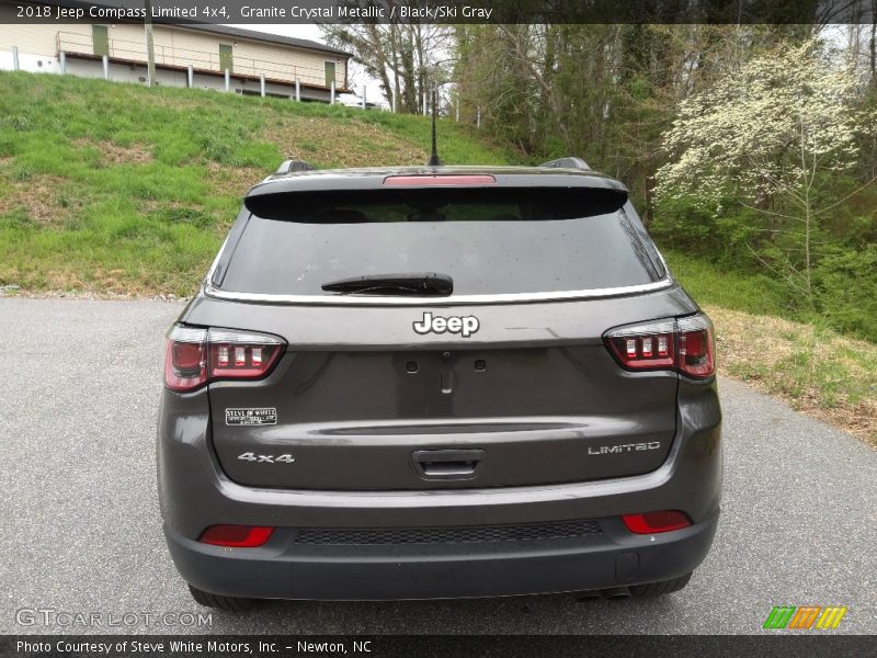 Granite Crystal Metallic / Black/Ski Gray 2018 Jeep Compass Limited 4x4