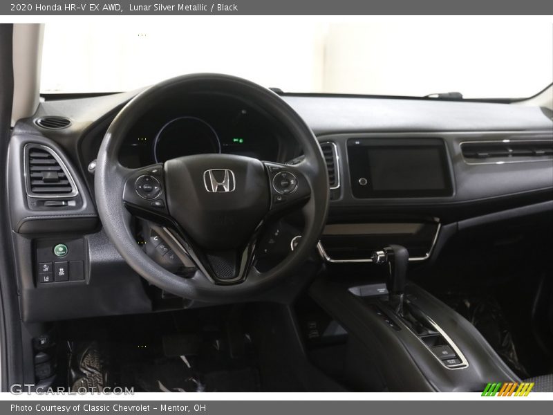 Lunar Silver Metallic / Black 2020 Honda HR-V EX AWD