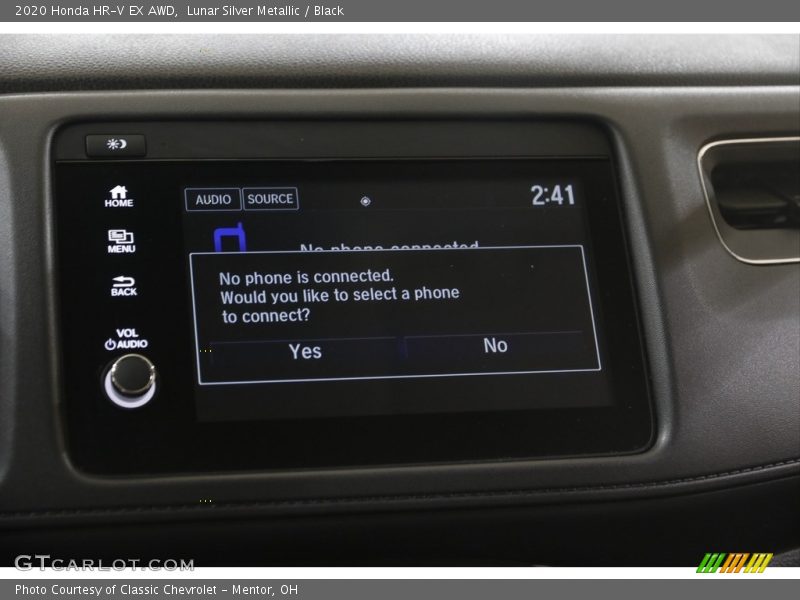Lunar Silver Metallic / Black 2020 Honda HR-V EX AWD