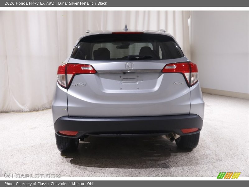 Lunar Silver Metallic / Black 2020 Honda HR-V EX AWD