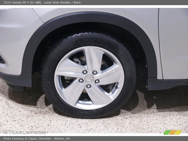 Lunar Silver Metallic / Black 2020 Honda HR-V EX AWD
