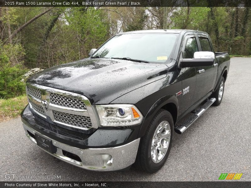 Black Forest Green Pearl / Black 2015 Ram 1500 Laramie Crew Cab 4x4