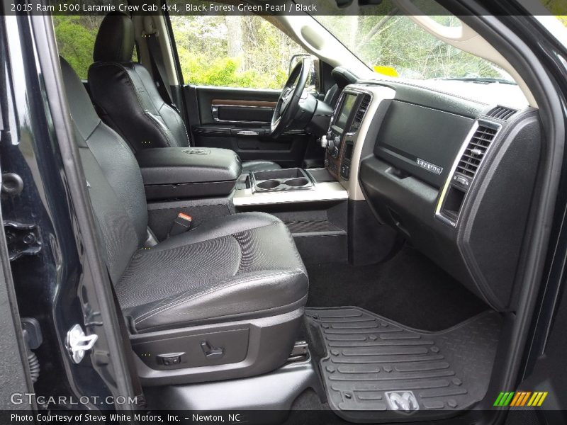 Front Seat of 2015 1500 Laramie Crew Cab 4x4