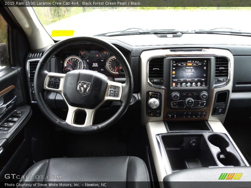 Dashboard of 2015 1500 Laramie Crew Cab 4x4