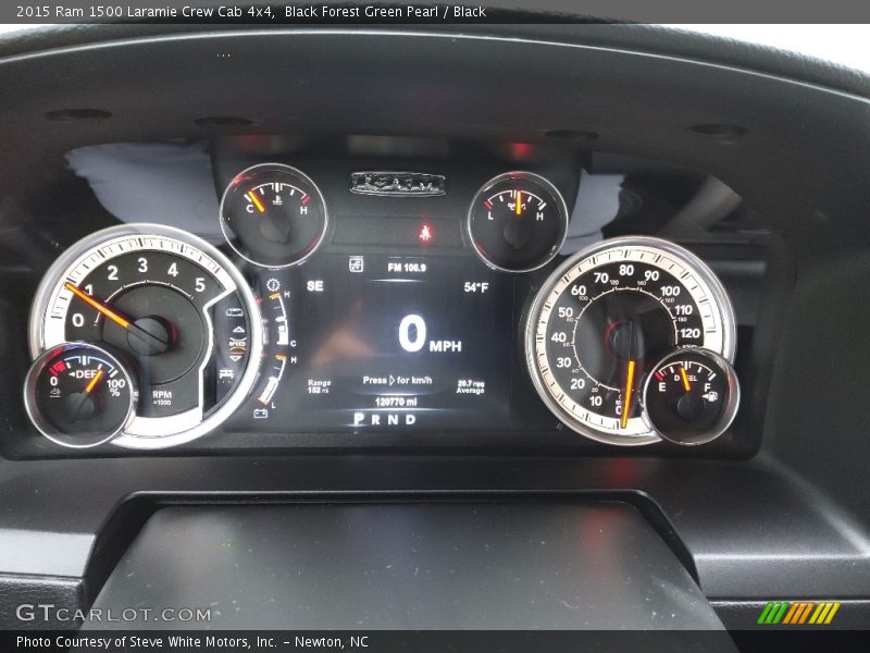  2015 1500 Laramie Crew Cab 4x4 Laramie Crew Cab 4x4 Gauges