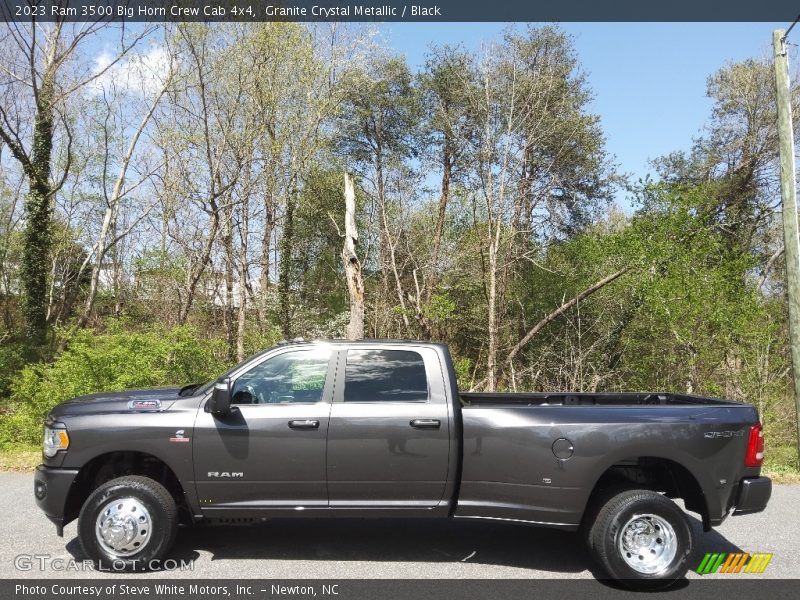 Granite Crystal Metallic / Black 2023 Ram 3500 Big Horn Crew Cab 4x4