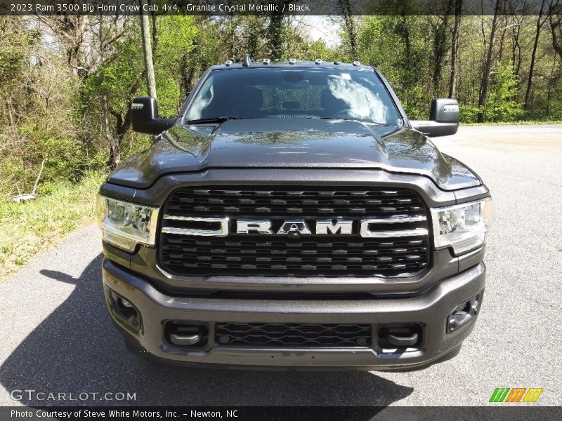 Granite Crystal Metallic / Black 2023 Ram 3500 Big Horn Crew Cab 4x4