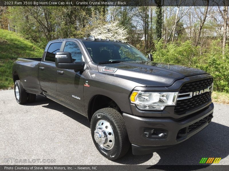 Granite Crystal Metallic / Black 2023 Ram 3500 Big Horn Crew Cab 4x4