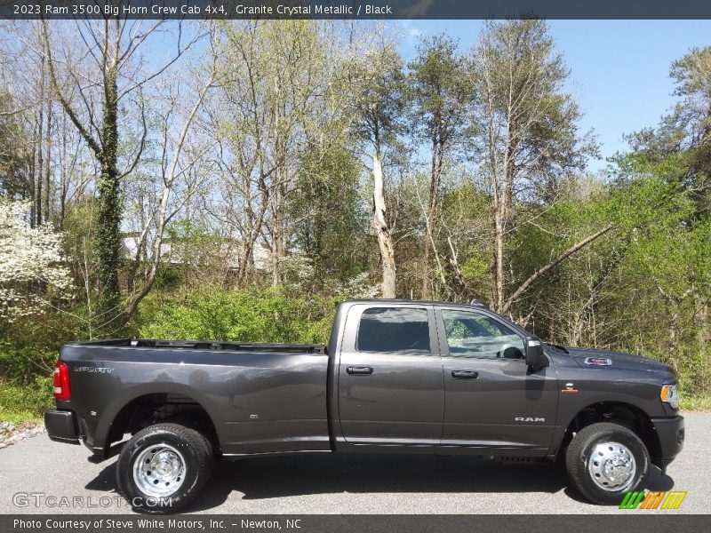 Granite Crystal Metallic / Black 2023 Ram 3500 Big Horn Crew Cab 4x4