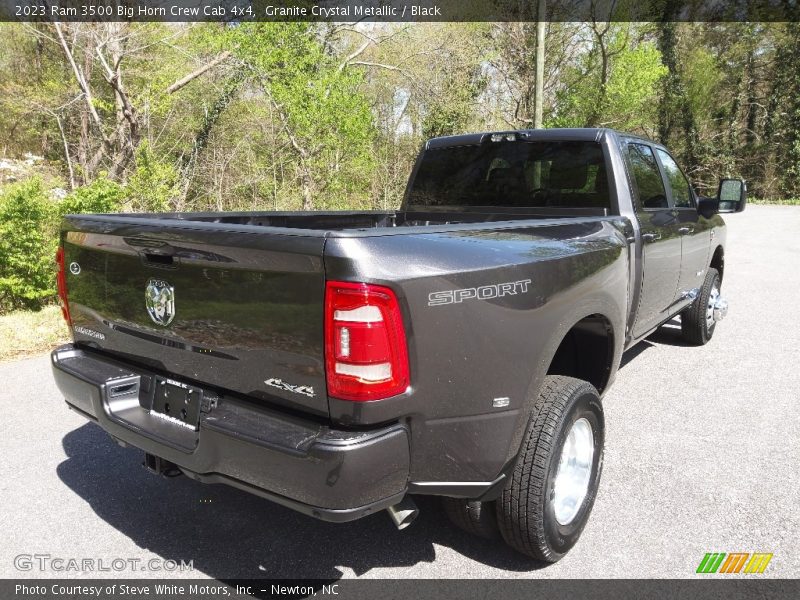 Granite Crystal Metallic / Black 2023 Ram 3500 Big Horn Crew Cab 4x4