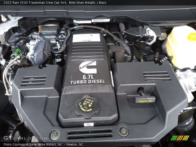 Billet Silver Metallic / Black 2023 Ram 3500 Tradesman Crew Cab 4x4